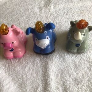 VTech Animal Toy Set - Pink, Blue, Gray